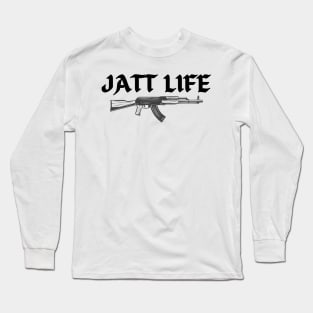 Jatt Life punjabi design Long Sleeve T-Shirt